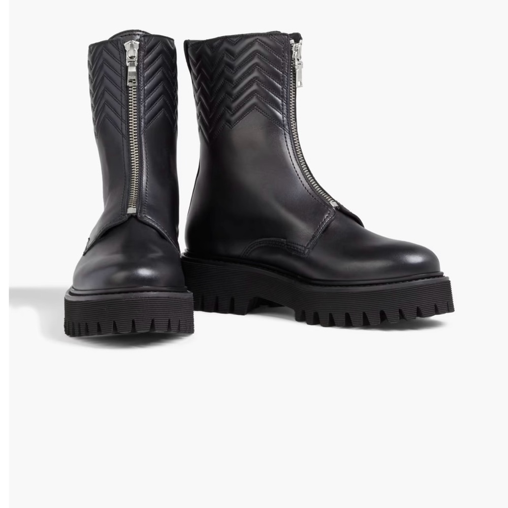 MAJE
Quilted leather ankle boots size 41